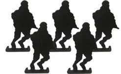 ProShot Steel Soldier Targets - Patrolling (6 Pack)