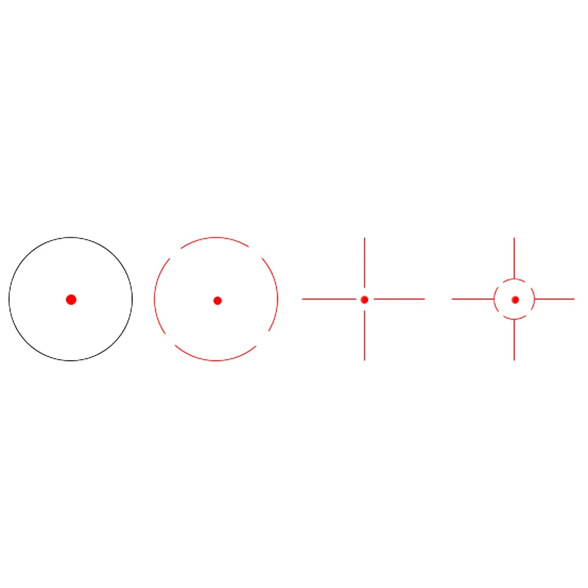 VictOptics 1x28x40 4 Reticule, 6 Level Red Dot Sight 9 VictOptics 1x28x40 4 Reticule, 6 Level Red Dot Sight - Image 7