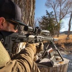 FAB Defense Tactical Ergonomic Bipod With 5 Leg Positions SPIKE -Arrow Point Shop 2508 spike gun1