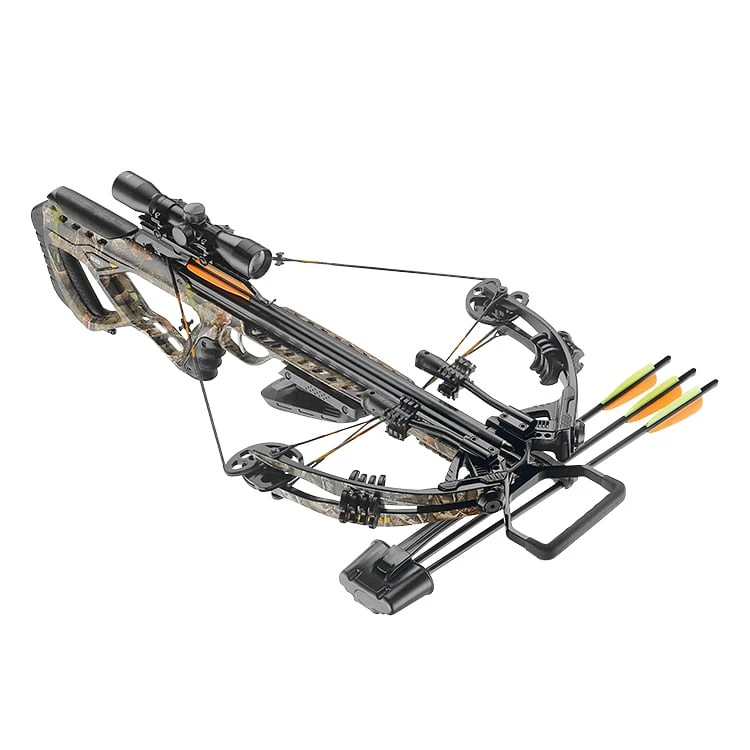 EK Archery Guillotine-M+ Compound Crossbow - 185lbs - Folium Camo 3 EK Archery Guillotine-M+ Compound Crossbow - 185lbs - Folium Camo