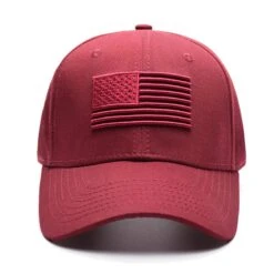Red USA Flag Baseball Cap -Arrow Point Shop HTB1LVfXa79E3KVjSZFGq6A19XXaw