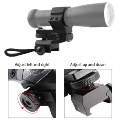 Rifleworks 1 Inch Ring Scope / Light Mount Adjustable Elevation Windage -Arrow Point Shop Hf9499485c43541aa89a8730fa5f5412cF