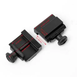 Rifleworks 2pcs Set Rail Adapter Base Mount Picatinny To Dovetail -Arrow Point Shop M784