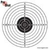 ProShot Pistol Targets (Box Of 800) - 17cm 1 ProShot Pistol Targets (Box Of 800) - 17cm -Arrow Point Shop PSPT14800