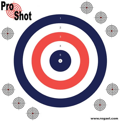 ProShot Practice Targets (Box Of 800) - 14cm 3 ProShot Practice Targets (Box Of 800) - 14cm