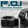 UTG PRO 1"/2PCs Medium Profile P.O.I Dovetail Rings