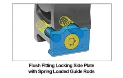 UTG PRO 1inch 2PCs High Profile P.O.I Picatinny Rings -Arrow Point Shop RWU012515 FEA 2