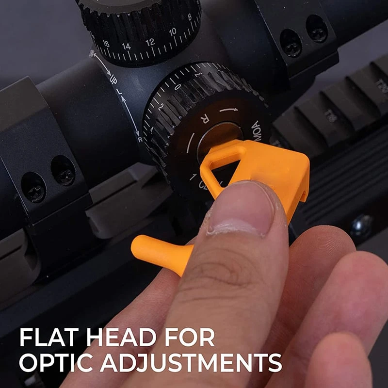 Rifleworks Chamber Safety Flag With Built-in Flat Tool And Sliding Picatinny Mount PK Of 2 4 Rifleworks Chamber Safety Flag With Built-in Flat Tool And Sliding Picatinny Mount PK Of 2 - Image 2