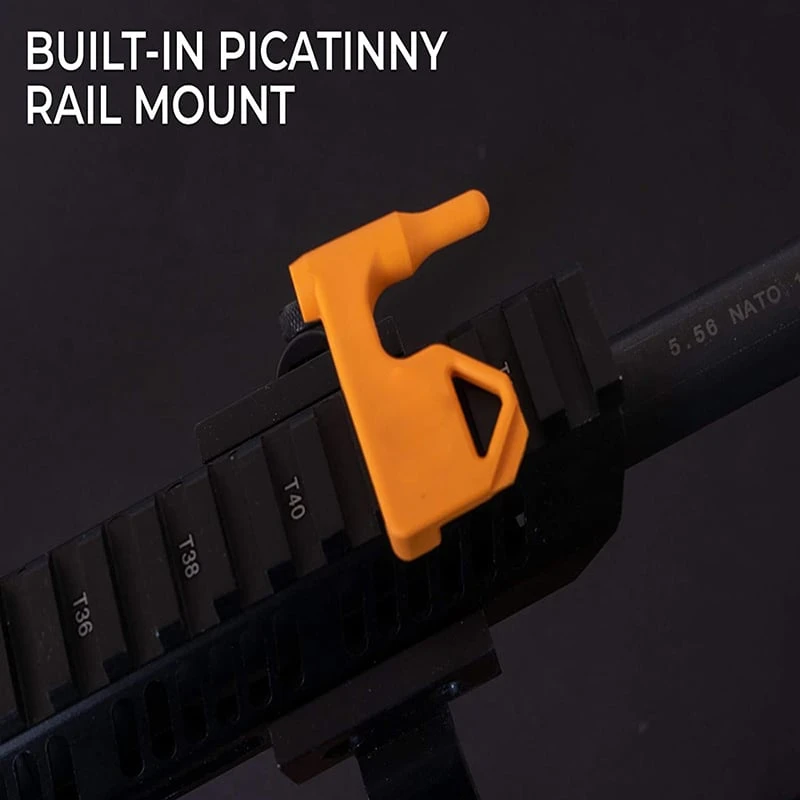 Rifleworks Chamber Safety Flag With Built-in Flat Tool And Sliding Picatinny Mount PK Of 2 3 Rifleworks Chamber Safety Flag With Built-in Flat Tool And Sliding Picatinny Mount PK Of 2