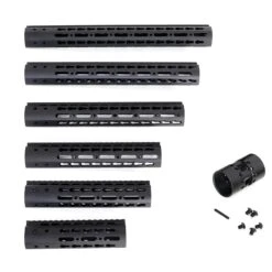 Rifleworks Free Float Keymod Handguard With Steel Nut - 9 Inch