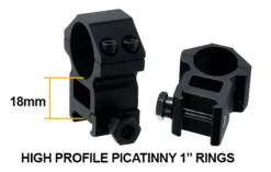 UTG True Hunter IE 4-16X40 1" Scope, AO, 36-color Mil-dot, W/ Rings -Arrow Point Shop SCP U4164AOIEW FEA 4