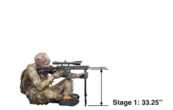 UTG Monopod With V-Rest And Camera Adaptor, 20.5"-58.75" -Arrow Point Shop TL MP150Q APP 03