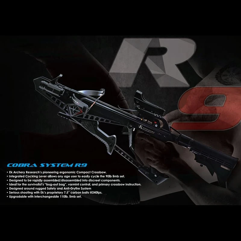 EK Archery Cobra R9 Recurve Crossbow - 90lbs - Deluxe 7 EK Archery Cobra R9 Recurve Crossbow - 90lbs - Deluxe - Image 5