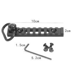 Rifleworks Keymod 8 Slot Picatinny Rail Mount With QD Sling Swivel -Arrow Point Shop f811