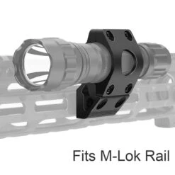 Rifleworks TLM2 Offset M-Lok 1 Inch Flashlight Mount -Arrow Point Shop m2901