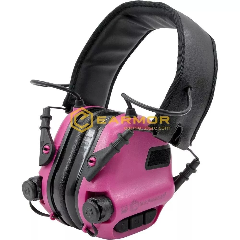 EARMOR - Hearing Protector "M31 Tactical MOD3" Pink 4 EARMOR - Hearing Protector "M31 Tactical MOD3" Pink - Image 2