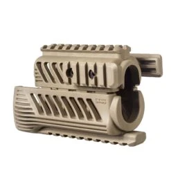 FAB Defense Polymer Quad-Rail System For AKS-74U - Tan -Arrow Point Shop p2342