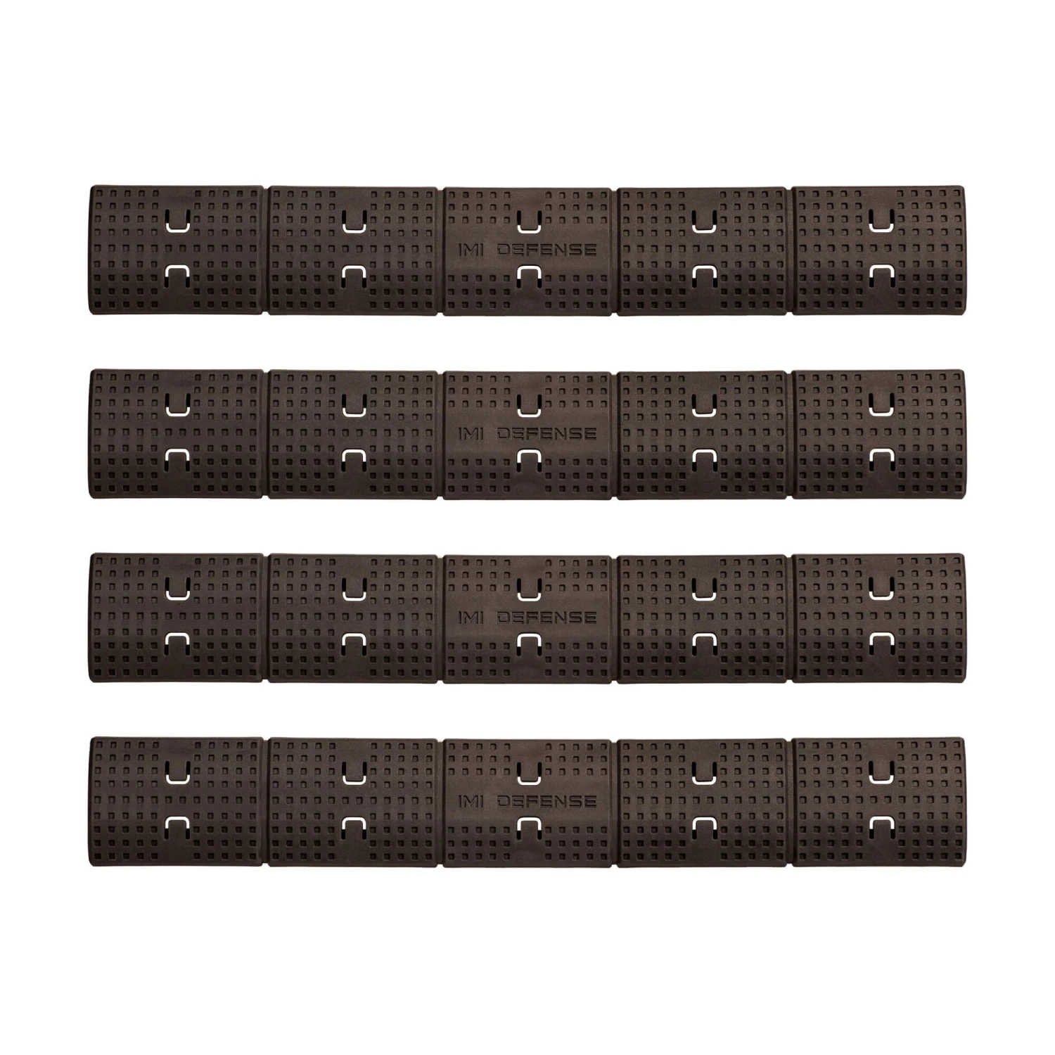 IMI Defense Polymer 1913 Picatinny Rail Cover - Set Of 4 - Olive Drab Green 3 IMI Defense Polymer 1913 Picatinny Rail Cover - Set Of 4 - Olive Drab Green