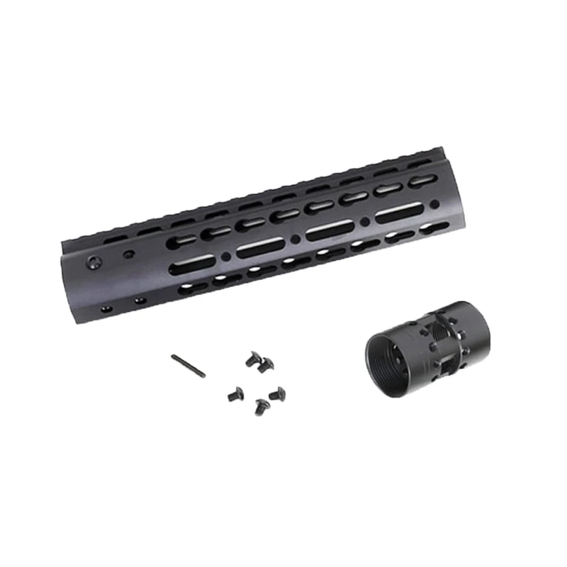 Rifleworks Free Float Keymod Handguard With Steel Nut - 9 Inch 4 Rifleworks Free Float Keymod Handguard With Steel Nut - 9 Inch - Image 2