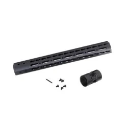 Rifleworks Free Float Keymod Handguard With Steel Nut - 13.5 Inch -Arrow Point Shop s4711