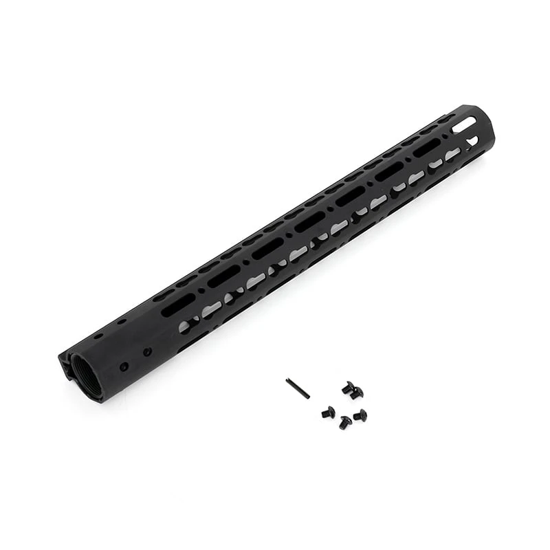 Rifleworks Free Float Keymod Handguard With Steel Nut - 15 Inch 3 Rifleworks Free Float Keymod Handguard With Steel Nut - 15 Inch