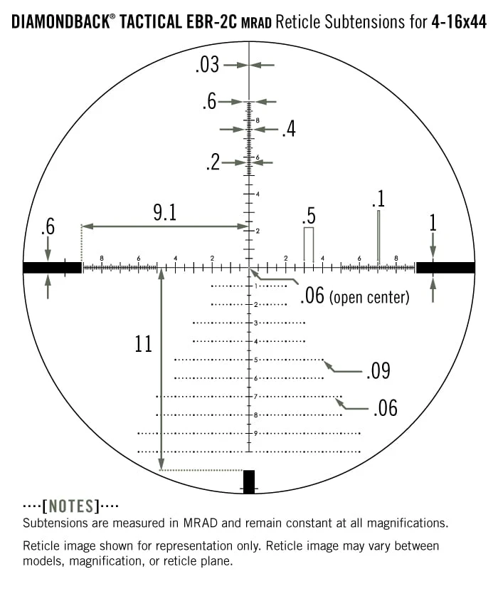 Vortex Diamondback Tactical FFP 4-16x44 MRAD 4 Vortex Diamondback Tactical FFP 4-16x44 MRAD - Image 2