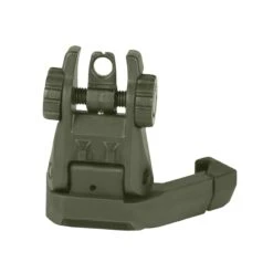 IMI Defense Polymer Rear Flip Up Sight 45 Degrees Offset - Olive Drab Green -Arrow Point Shop t2763